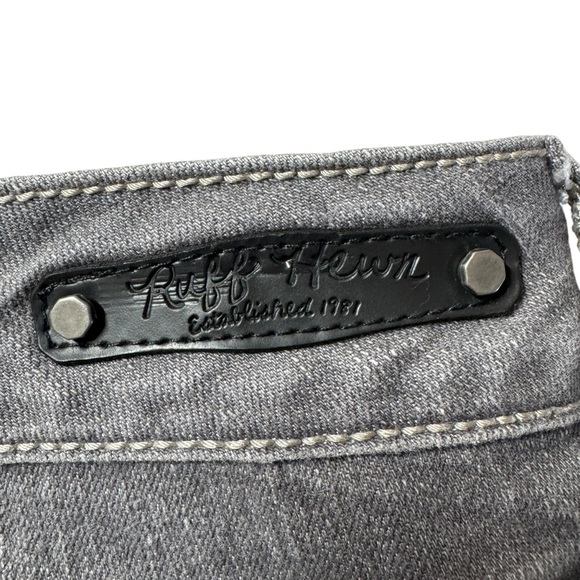 Ruff Hewn Classic Boot Cut Grey Wash denim jeans Womens 16 - Picture 8 of 12